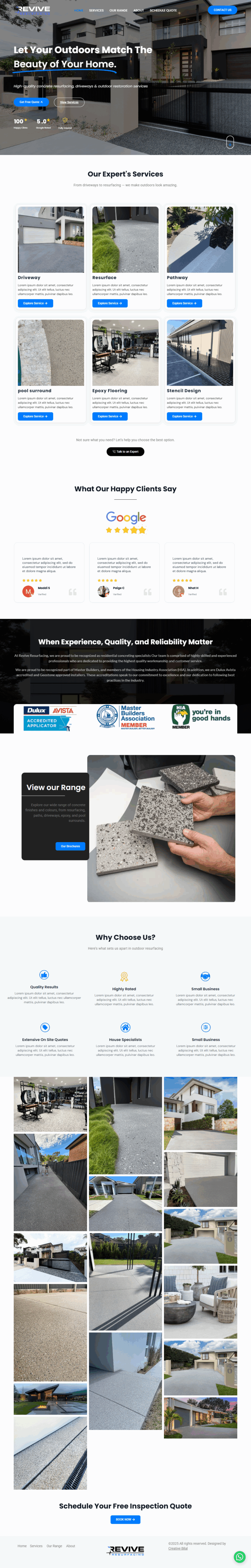 Avontra — Concrete & Construction — Conversion-focused homepage redesign