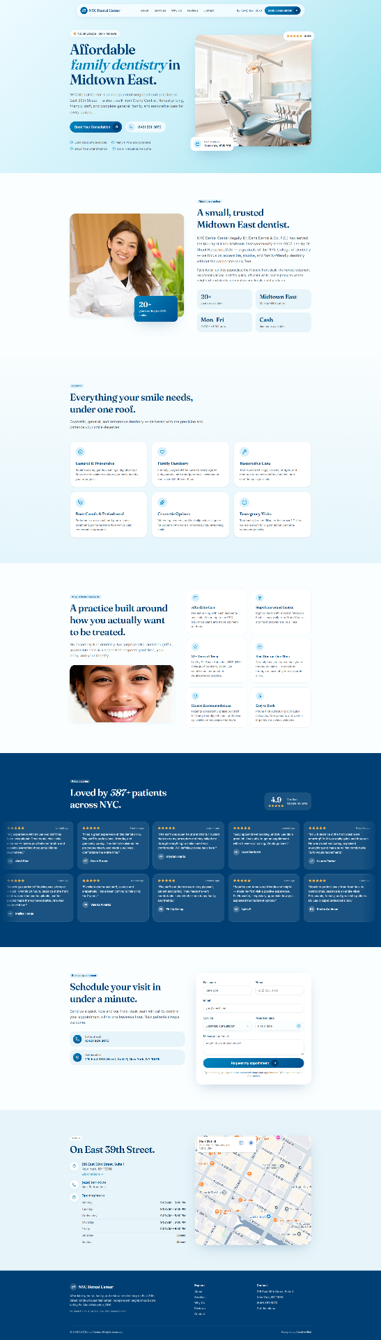 NYC Dental Center — Family dentistry site, Midtown East