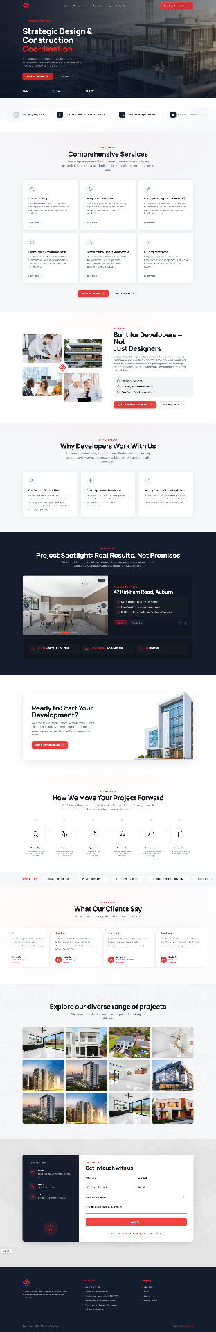 Stratus Project Group — Strategic design & construction coordination site